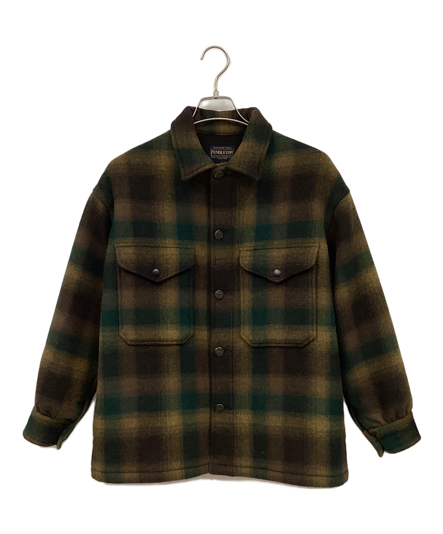 Pendleton ウール シャツジャケット M～L ヴィンテージ 古着 中古・古着通販】PENDLETON (ペンドルトン) ウールシャツジャケット