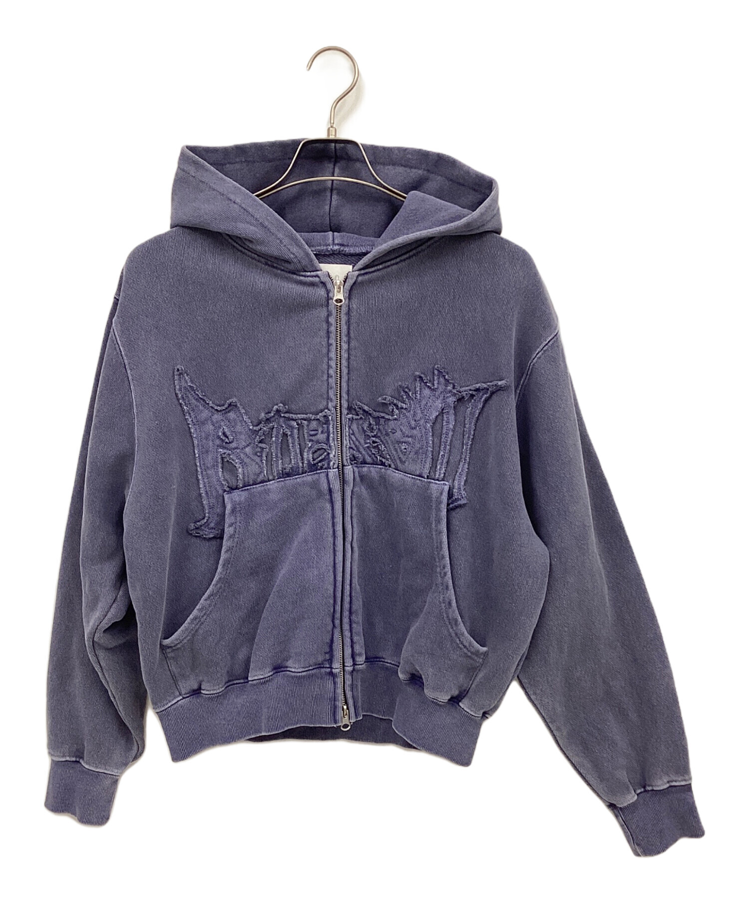 中古・古着通販】BLESSU (ブレスユー) ジップアップパーカー ネイビー