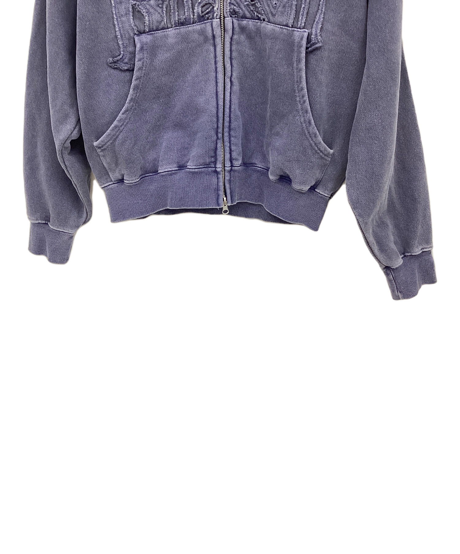 中古・古着通販】BLESSU (ブレスユー) ジップアップパーカー ネイビー