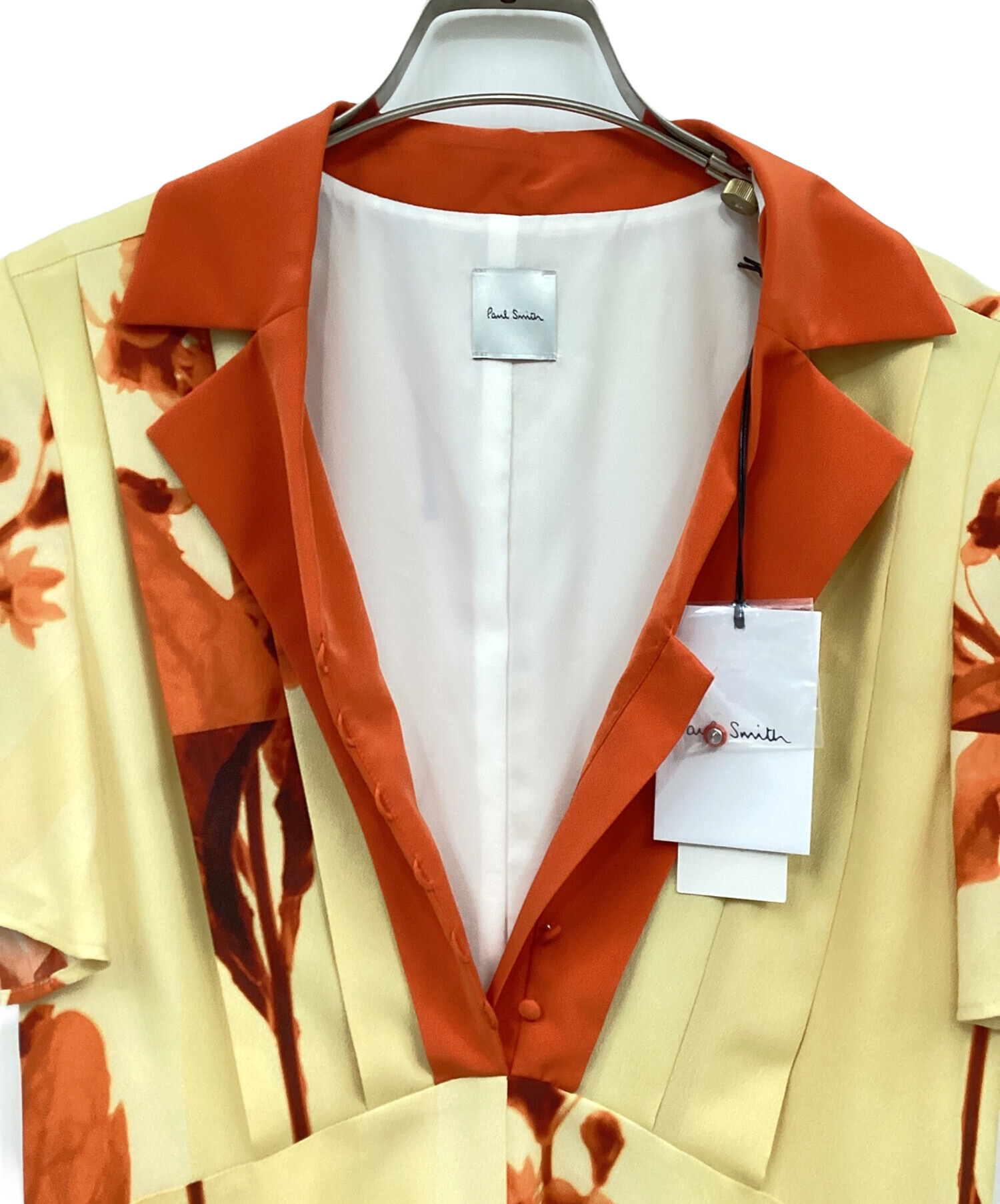 中古・古着通販】PAUL SMITH (ポールスミス) 半袖ワンピース オレンジ