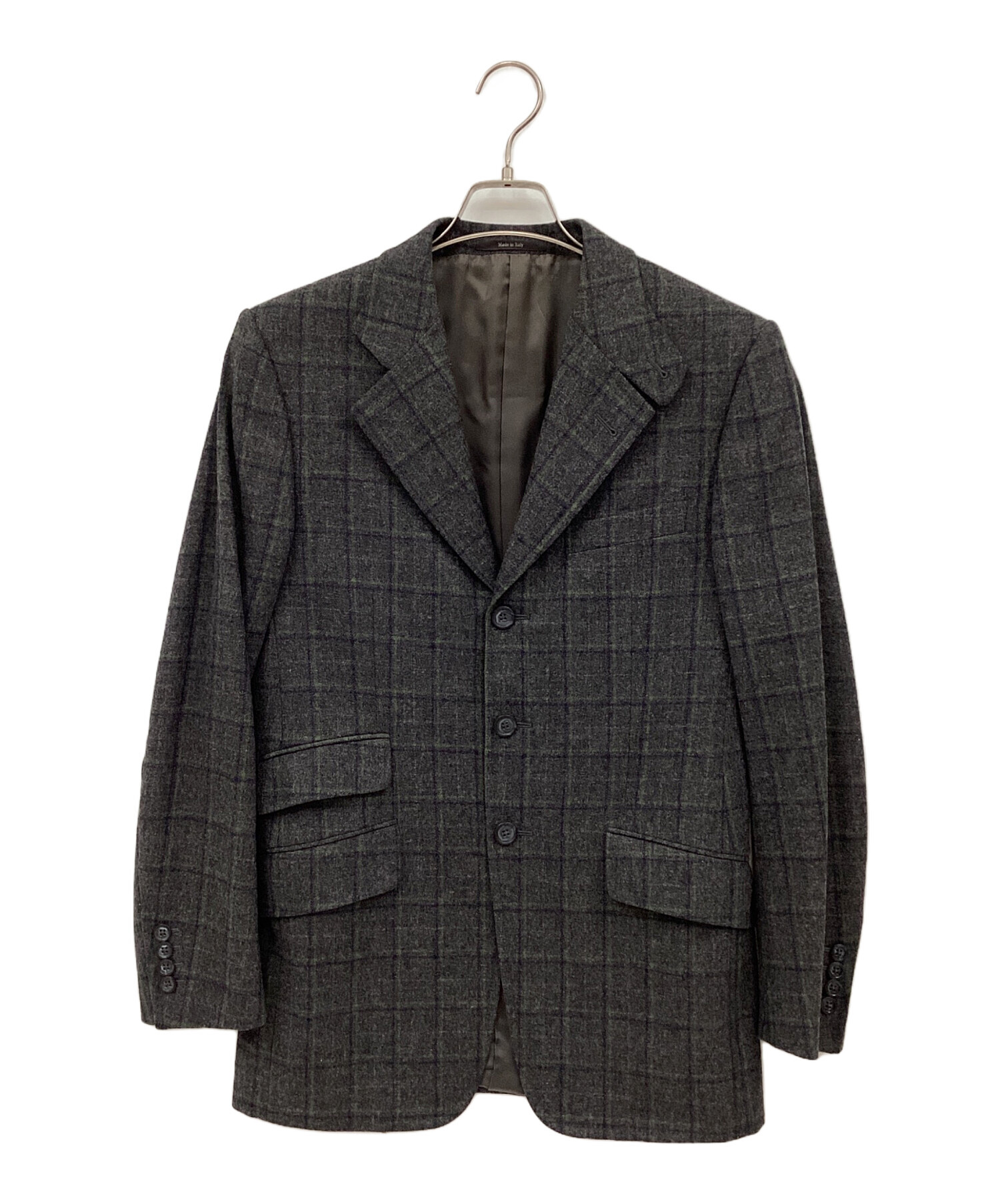 dunhill ダンヒル テーラードジャケット シングル 2B M〜L 紺色 ダンヒル dunhill テーラードジャケット シングル 2B センターベント