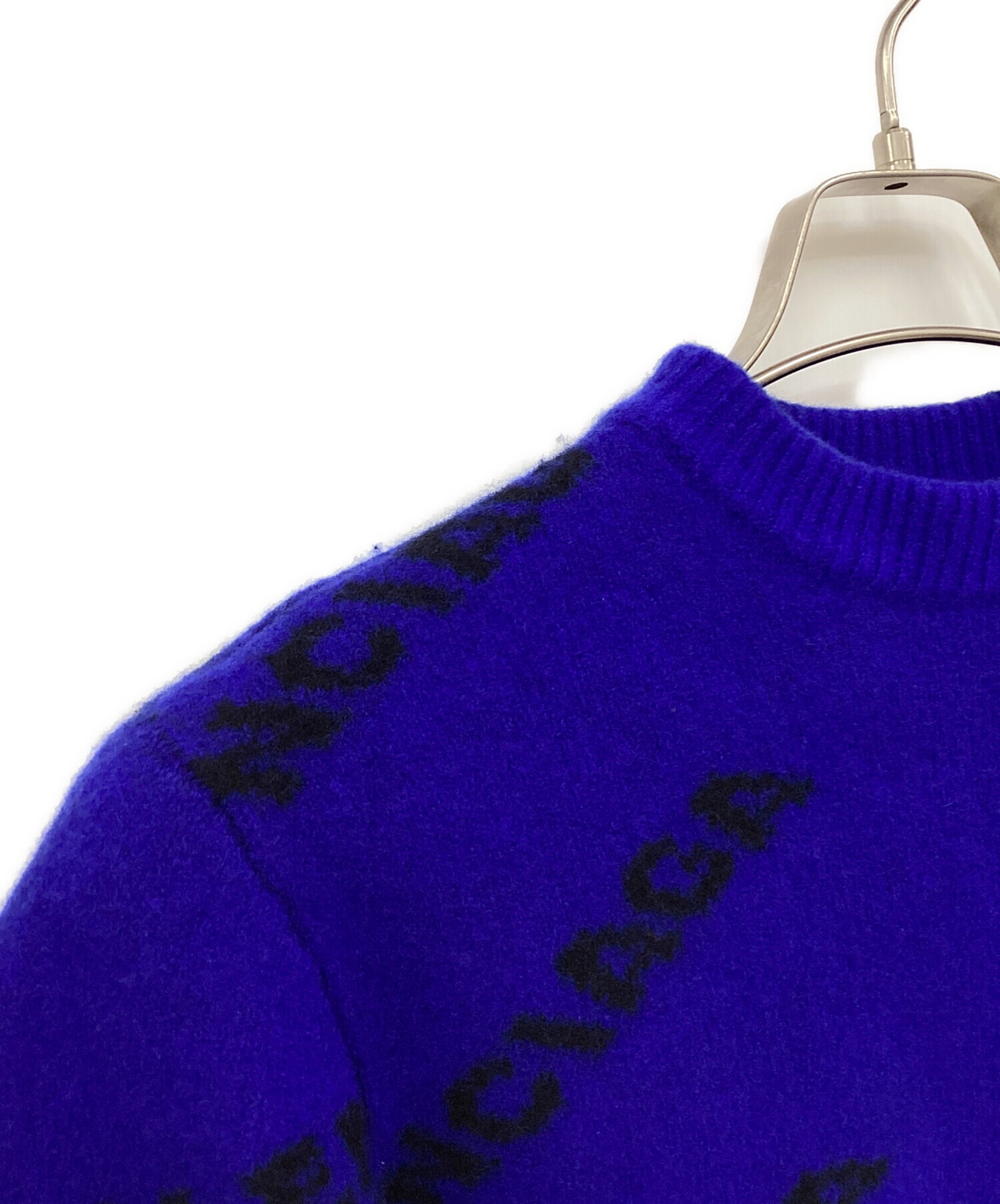 【最終値下げ】バレンシアガ　ロゴニット BALENCIAGA - BALENCIAGA バレンシアガ 17AW オールオーバーロゴ