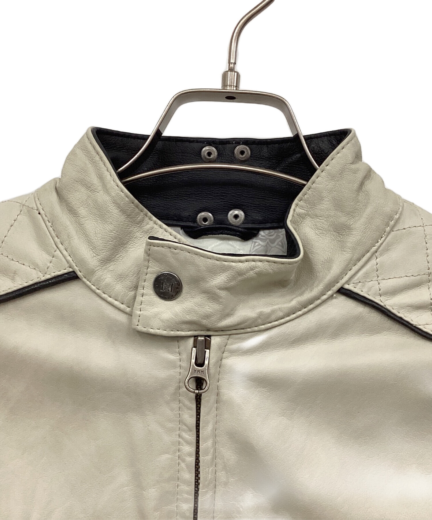 中古・古着通販】Ed Hardy (エド ハーディー) レザーライダース