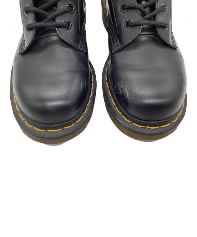 Dr. Martens ブラックブーツ UK 4 中古・古着通販】Dr.Martens (ドクターマーチン) 10ホールブーツ