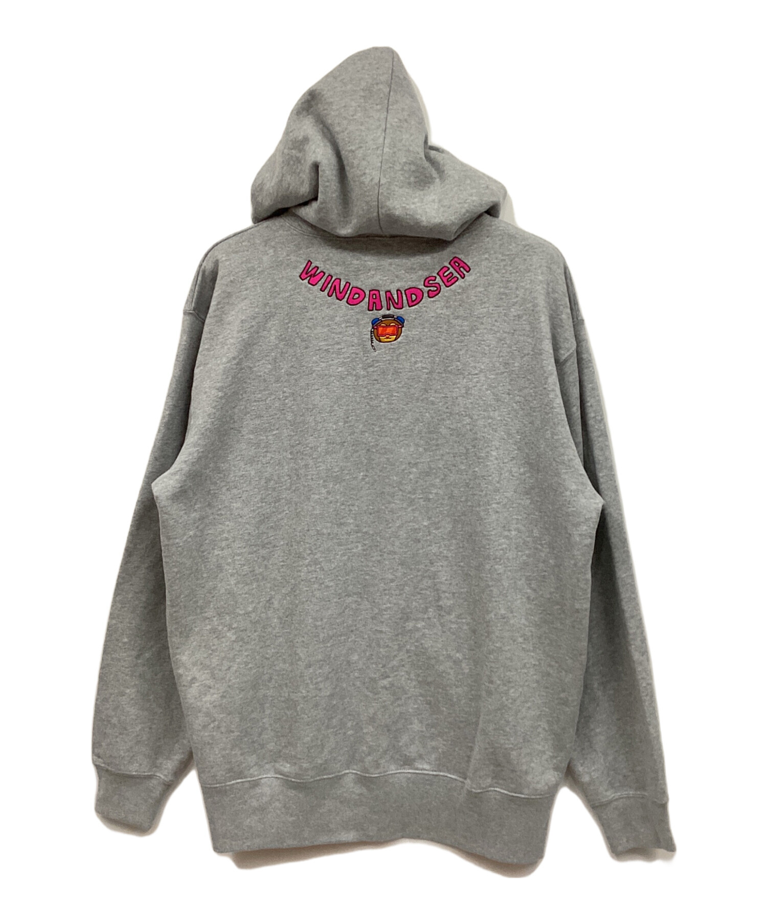 【美品】ウィンダンシー　センター　刺繍ロゴ　色落ち　古着風　パーカー Champion パーカー 「ヴィンテージ古着」Y2K ⁄ チャンピオン リバース