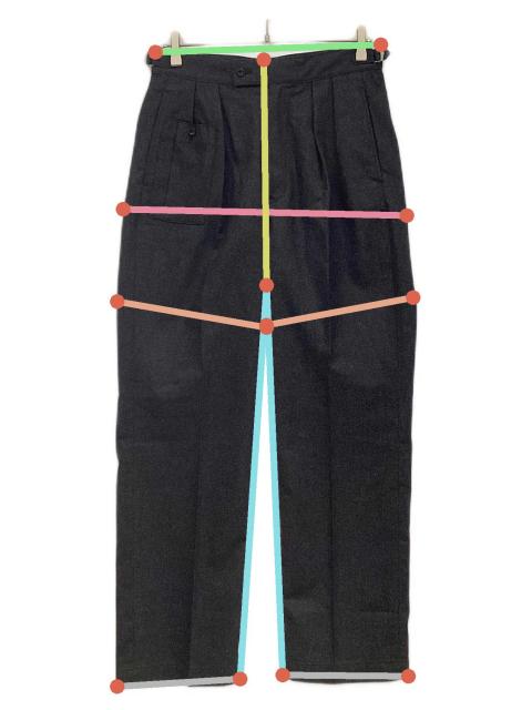 中古・古着通販】PHIGVEL (フィグベル) スラックスパンツ ブラック