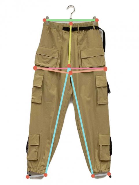 Danke Schön. マルチポケットナイロンカーゴパンツ　定価¥18,500 Danke Schön. マルチポケットナイロンカーゴパンツ 定価¥18，500