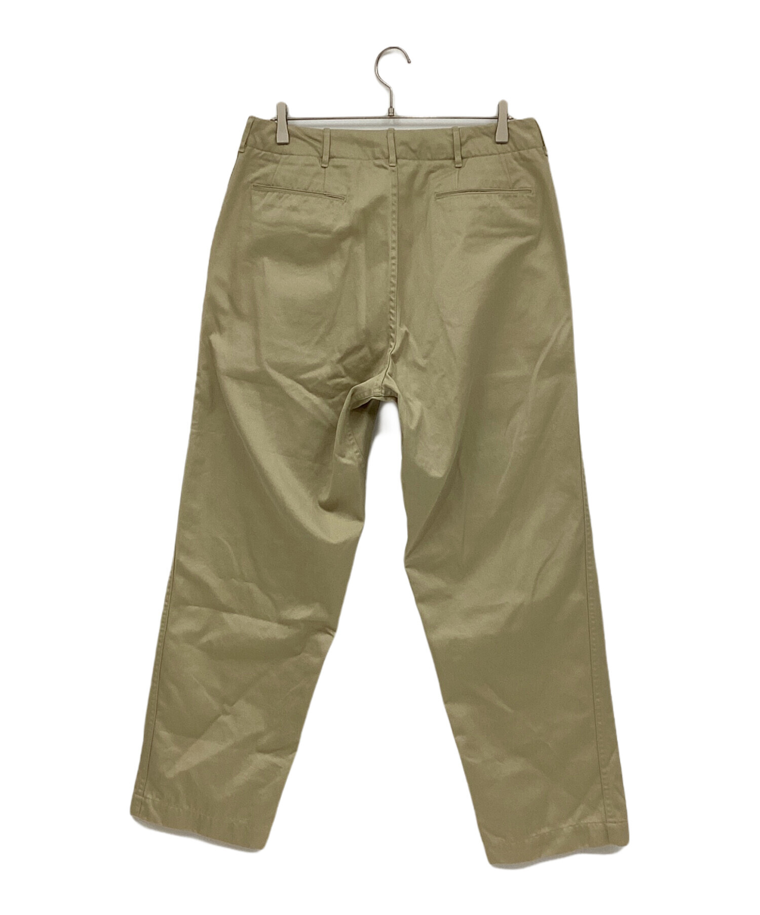 中古・古着通販】nanamica (ナナミカ) ワイドチノパン ベージュ サイズ