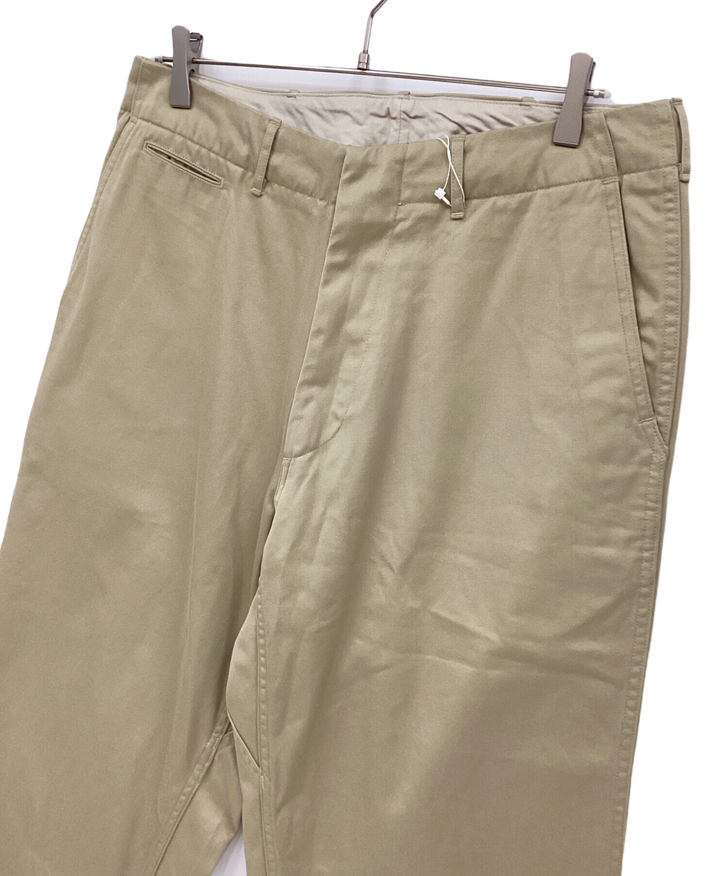 中古・古着通販】nanamica (ナナミカ) ワイドチノパン ベージュ サイズ