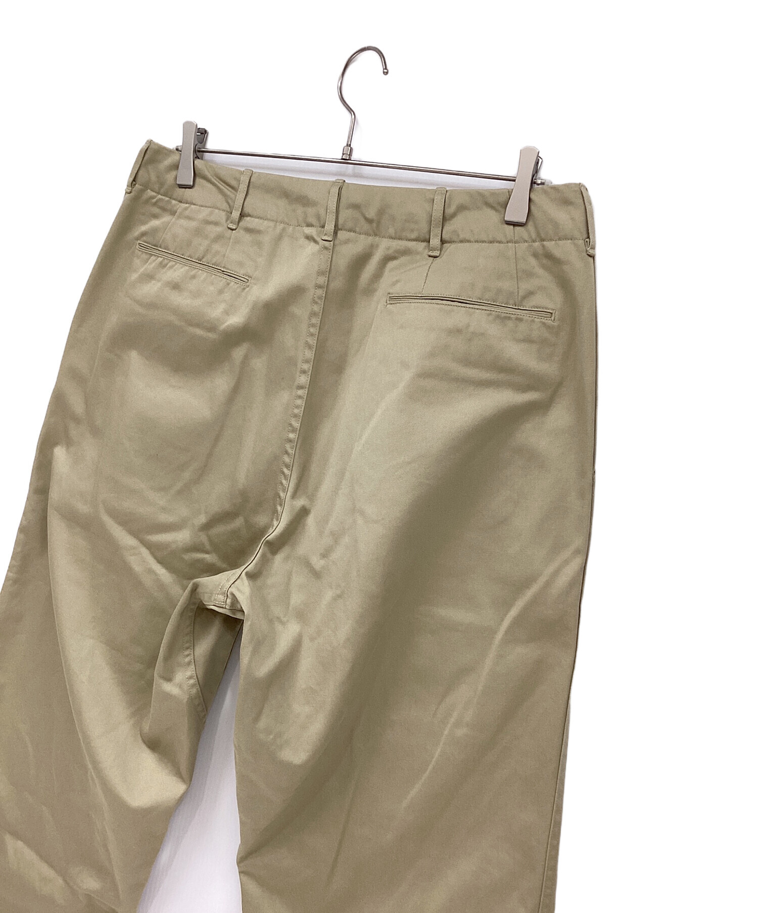 中古・古着通販】nanamica (ナナミカ) ワイドチノパン ベージュ サイズ