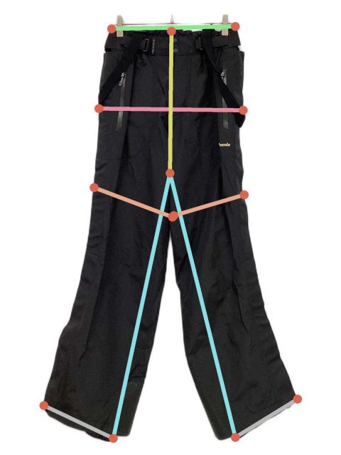 中古・古着通販】PHENIX (フェニックス) オーバーパンツ ブラック