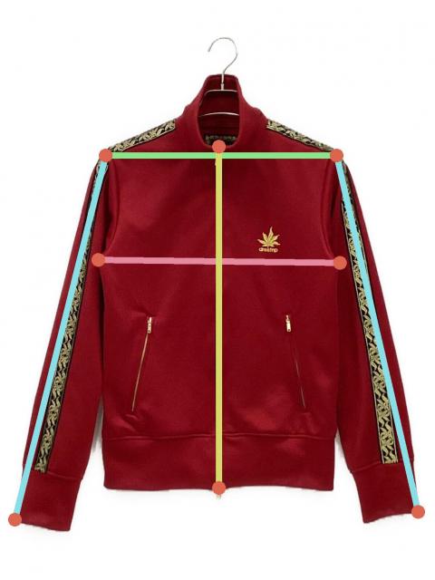 Drestrip ドレストリップ レザージャケット 0 牛革 レッド 赤 中古・古着通販】drestrip (ドレストリップ) 百式トラックジャケット