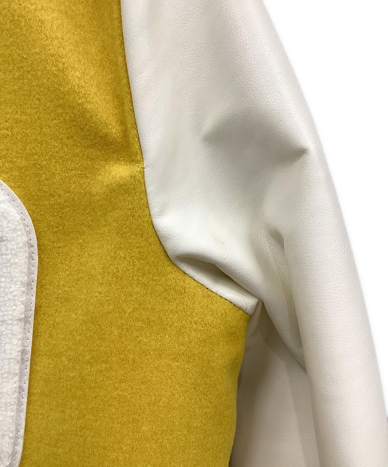 中古・古着通販】ZARA (ザラ) スタジャン グリーン×イエロー サイズ:S 