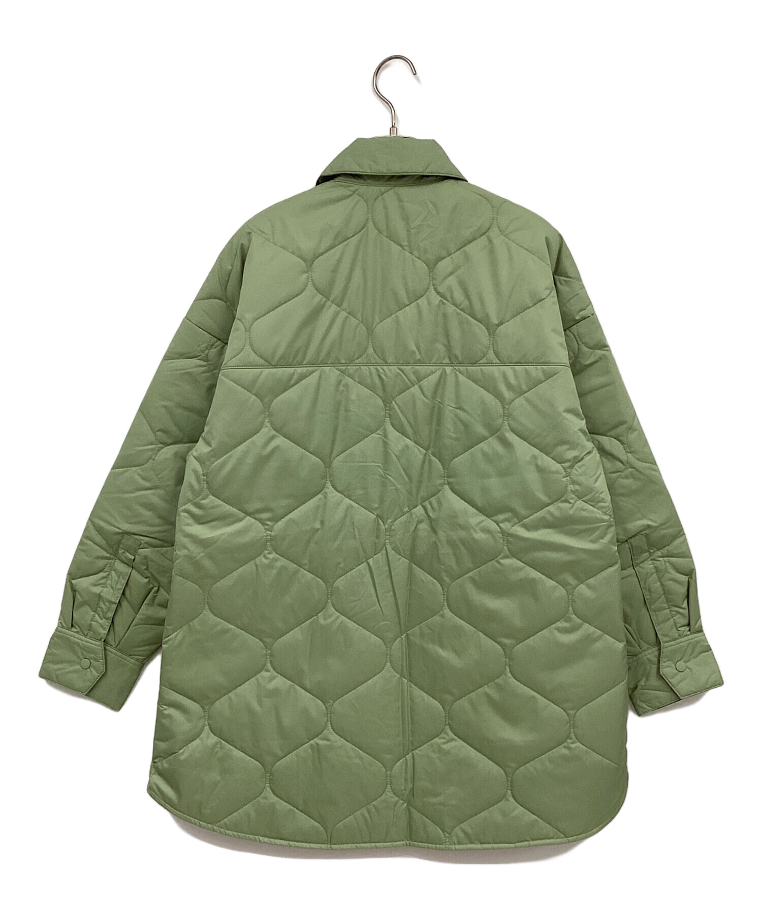 中古・古着通販】NIKE (ナイキ) キルティングジャケット 黄緑 サイズ:M