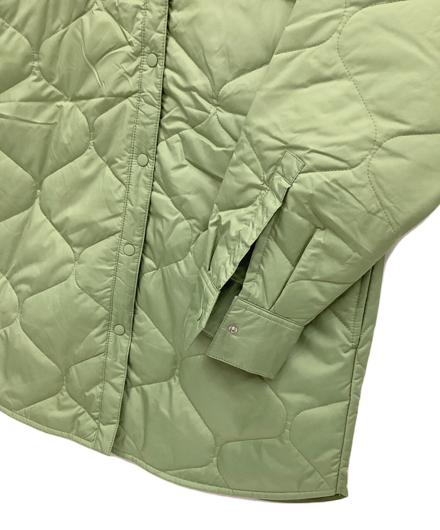 中古・古着通販】NIKE (ナイキ) キルティングジャケット 黄緑 サイズ:M