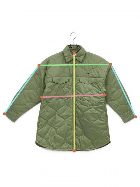 中古・古着通販】NIKE (ナイキ) キルティングジャケット 黄緑 サイズ:M