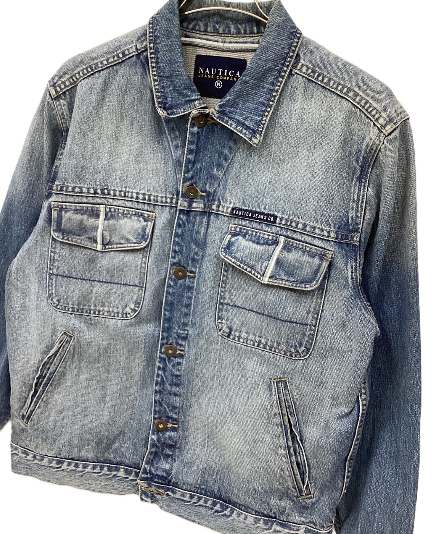 中古・古着通販】NAUTICA (ノーティカ) デニムジャケット ブルー