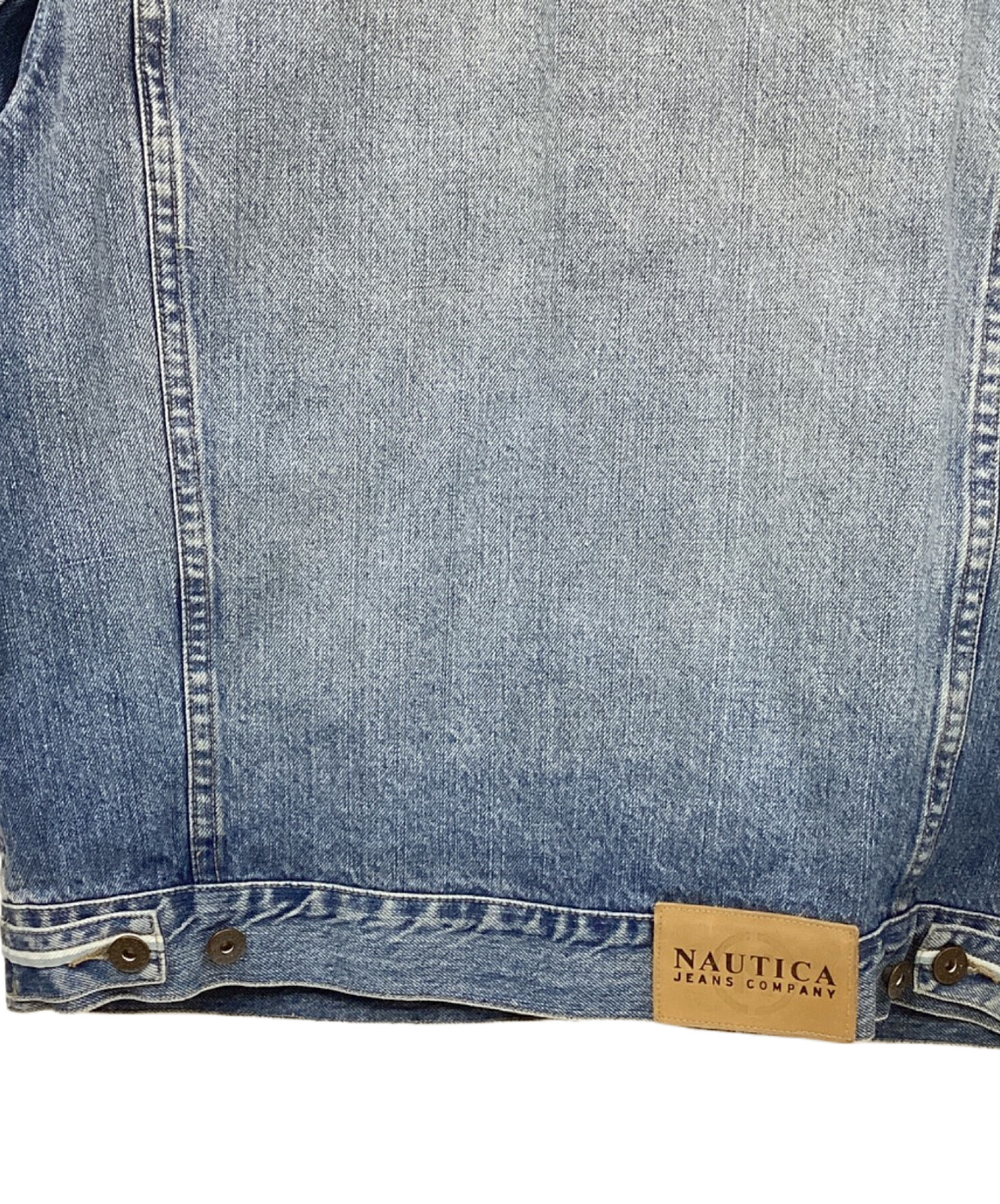 NAUTICA デニムブルー ジャケット M 中古・古着通販】NAUTICA (ノーティカ) デニムジャケット ブルー