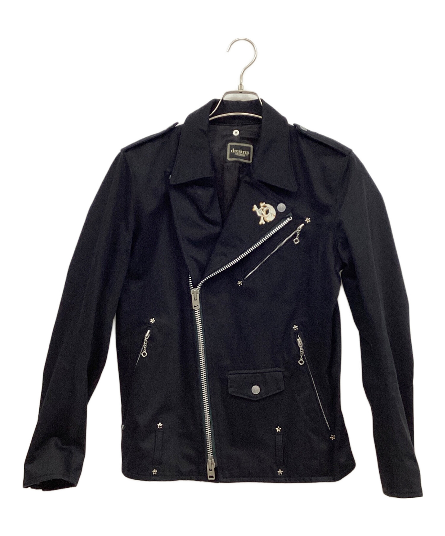 drestrip 黒 ジップアップジャケット L drestrip 黒 ジップアップジャケット L drestrip 黒 ジップアップ