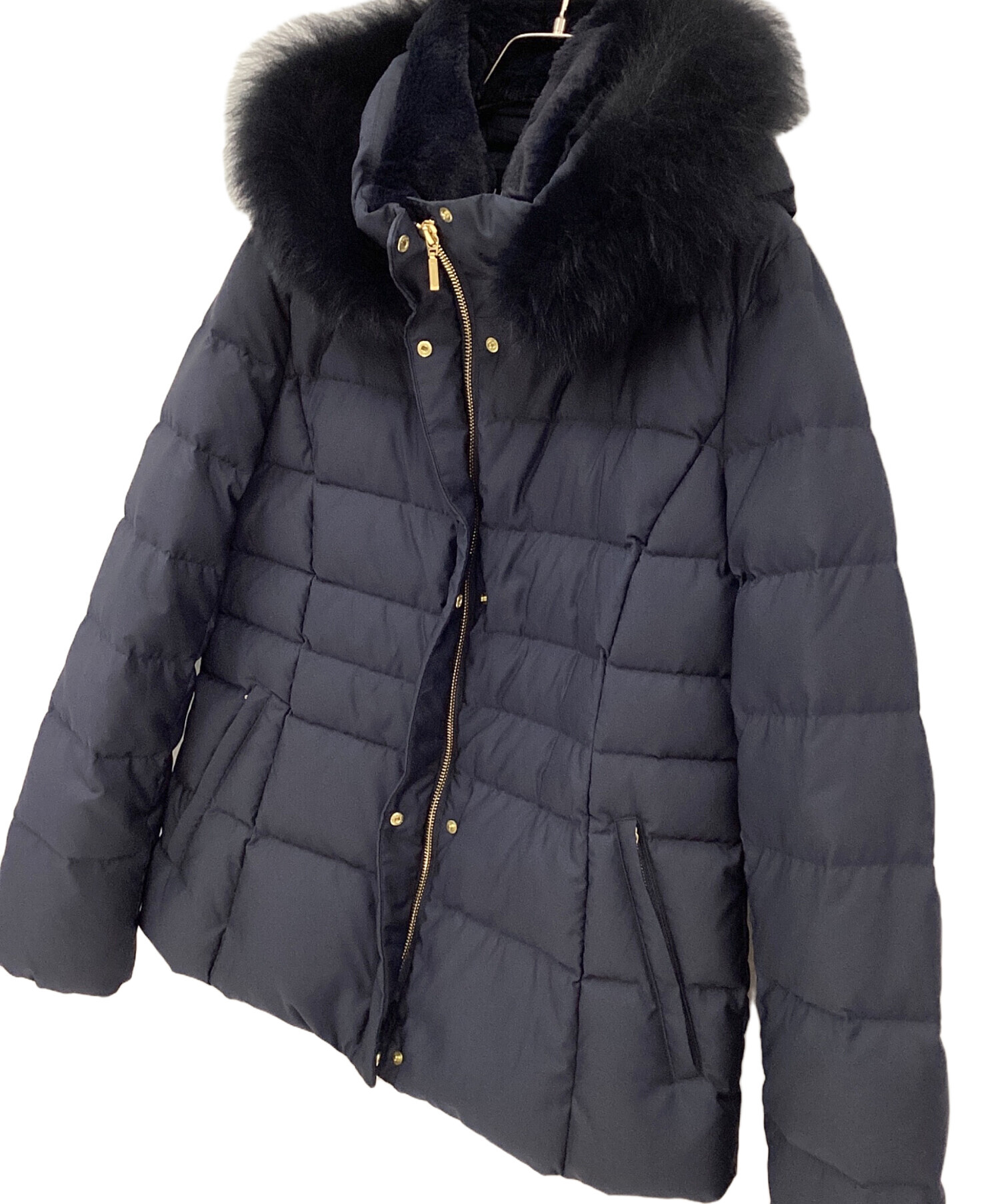 中古・古着通販】INDIVI (インディヴィ) ダウンジャケット ネイビー