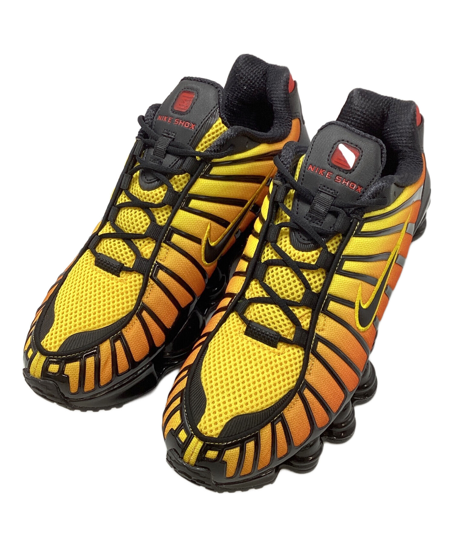 中古・古着通販】NIKE (ナイキ) スニーカー イエロー×オレンジ サイズ 