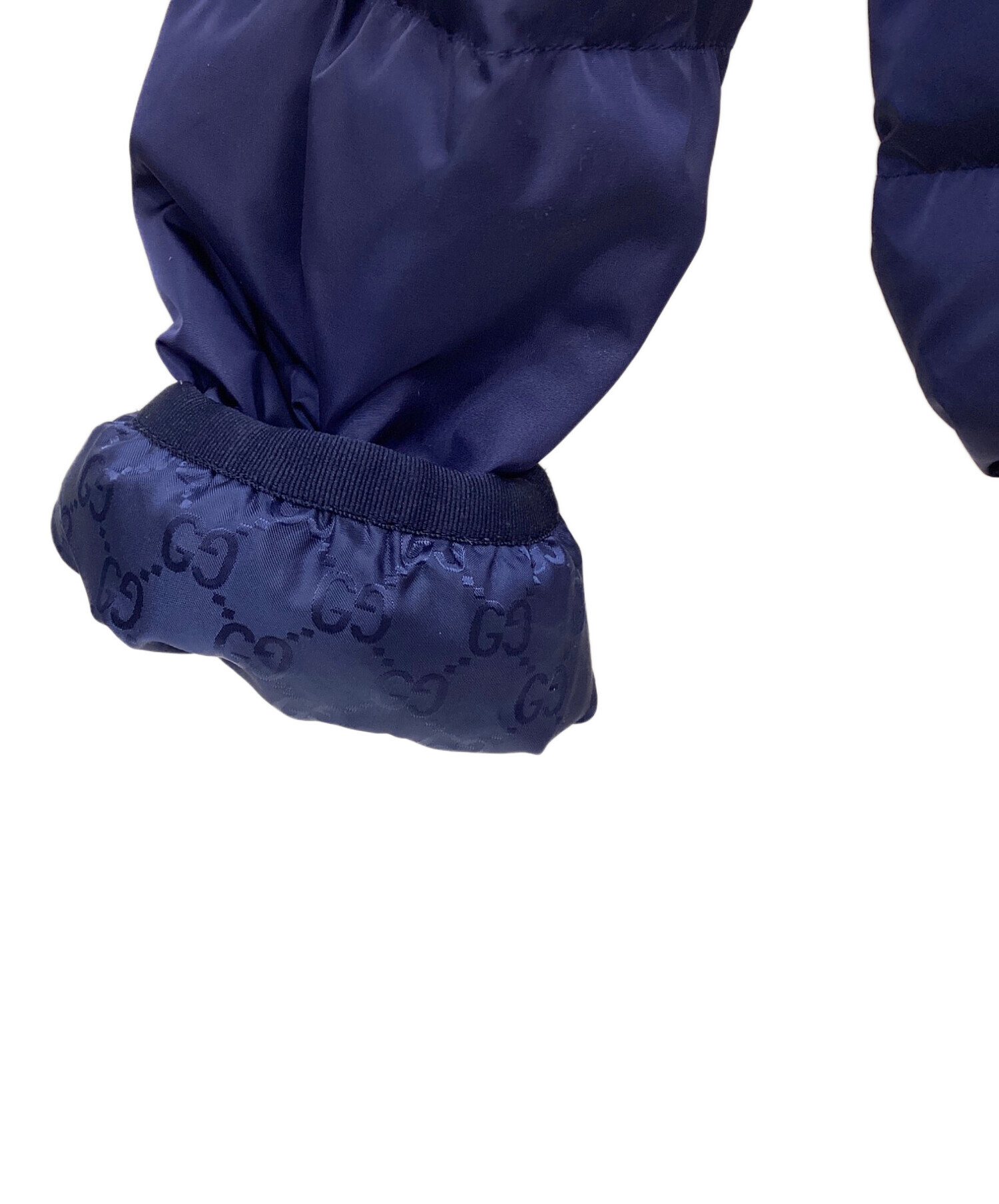 中古・古着通販】GUCCI (グッチ) ダウンジャケット ネイビー サイズ:44