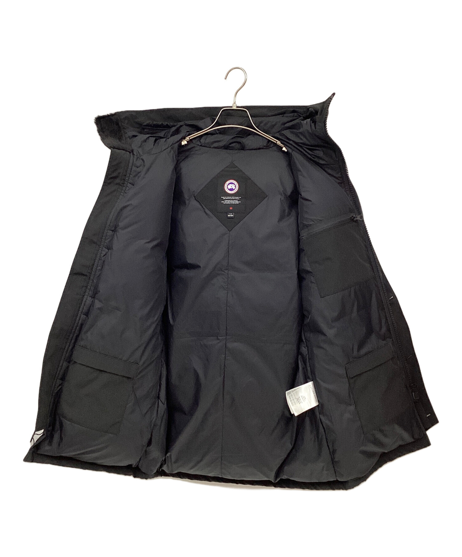 中古・古着通販】CANADA GOOSE (カナダグース) ダウンコート ブラック
