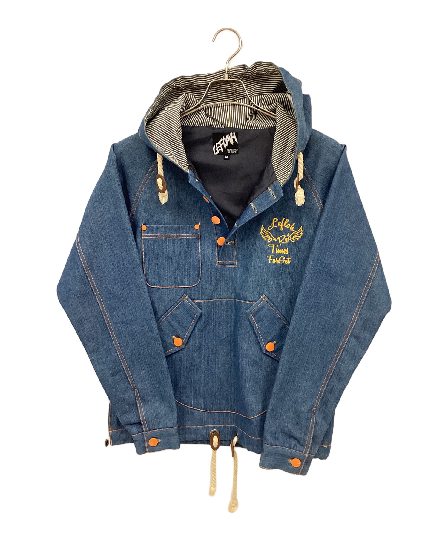 中古・古着通販】LEFLAH (レフラー) パーカー ブルー サイズ:M