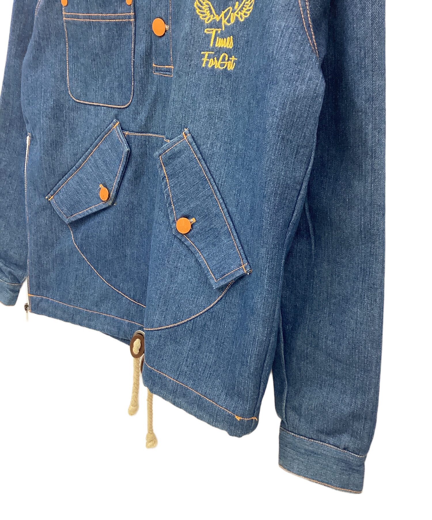中古・古着通販】LEFLAH (レフラー) パーカー ブルー サイズ:M