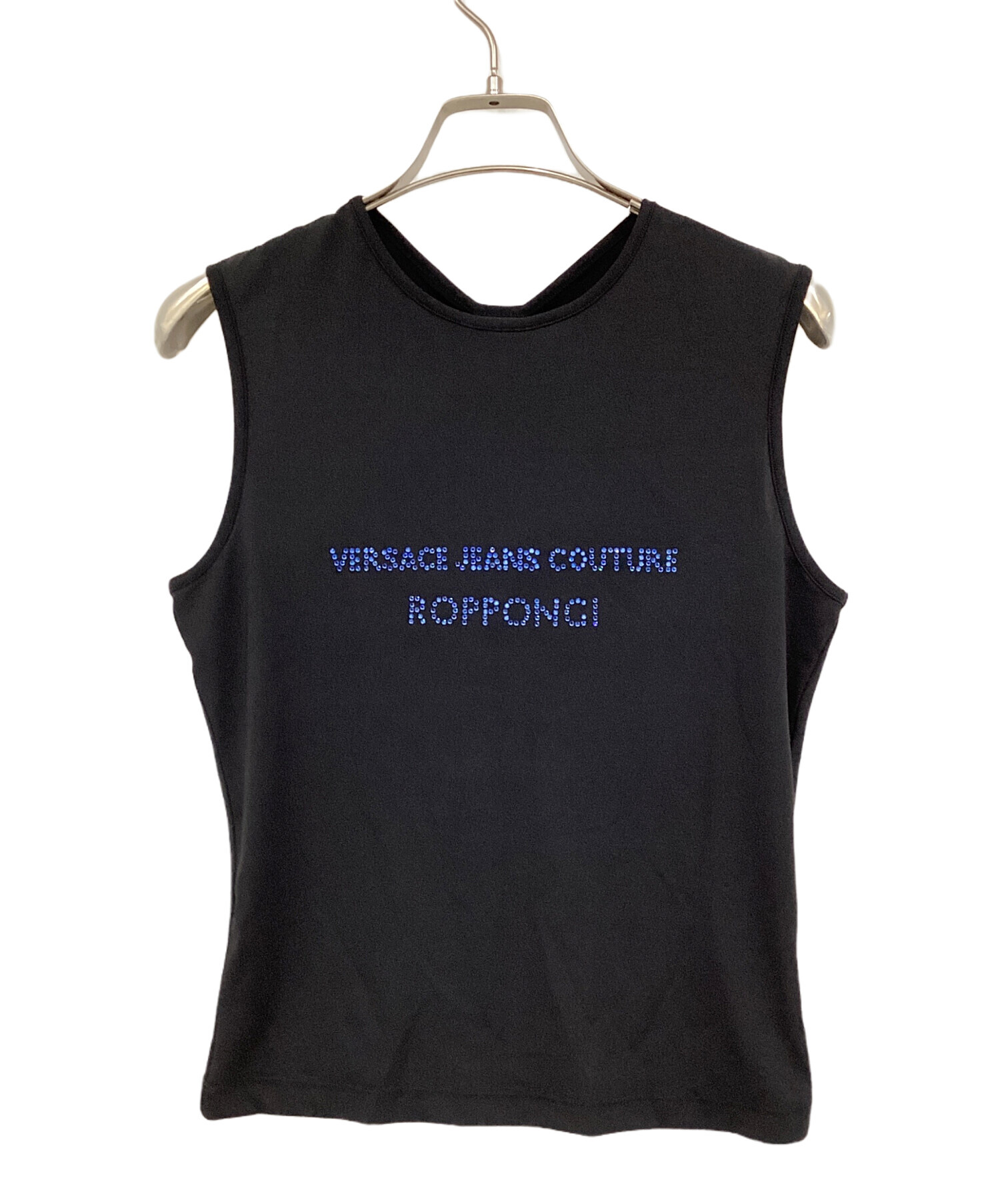 ヴェルサーチ　タンクトップ　サイズ38 中古・古着通販】VERSACE (ヴェルサーチェ) タンクトップ ブラック
