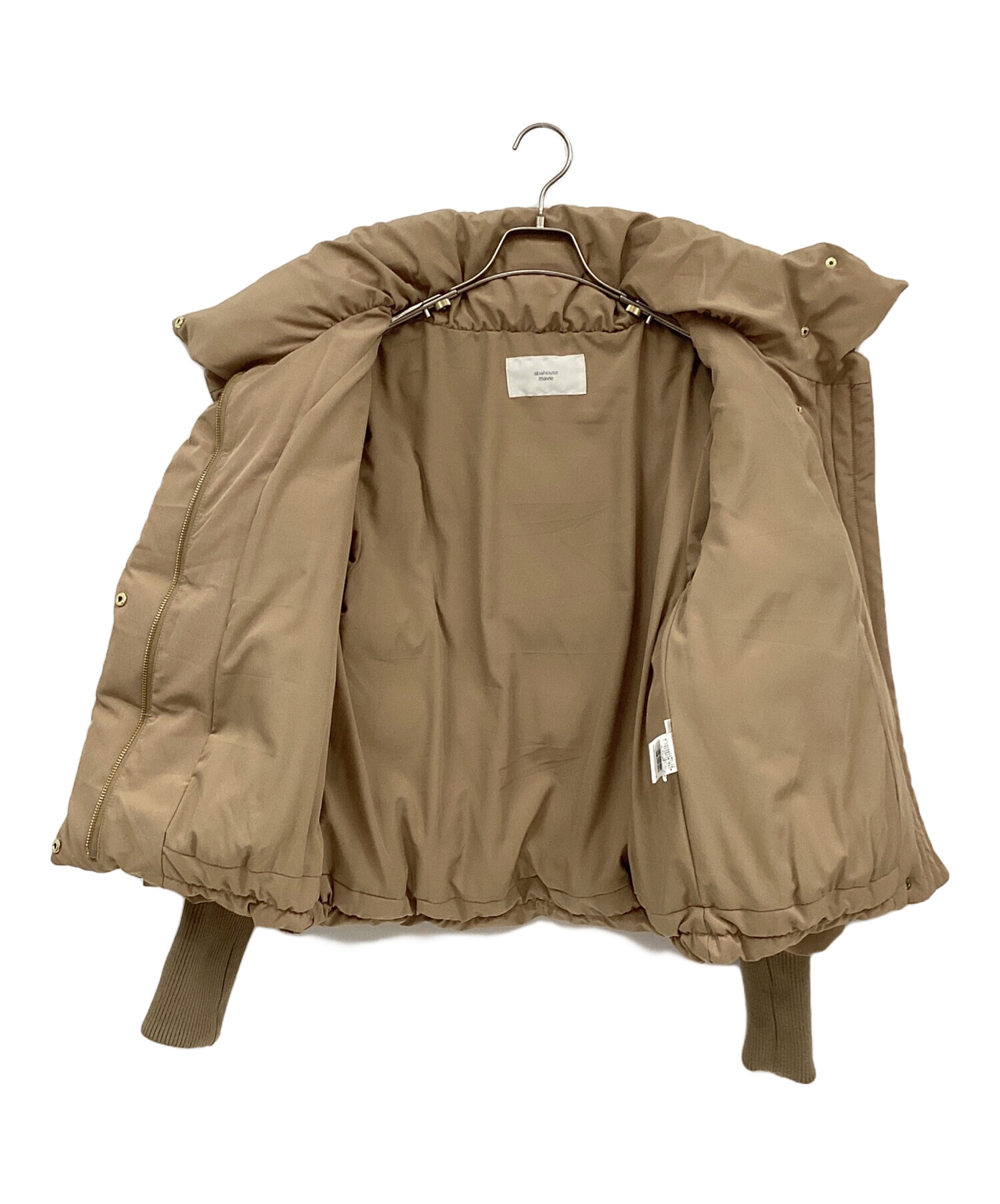 中古・古着通販】ABAHOUSE (アバハウス) ダウンジャケット ブラウン 
