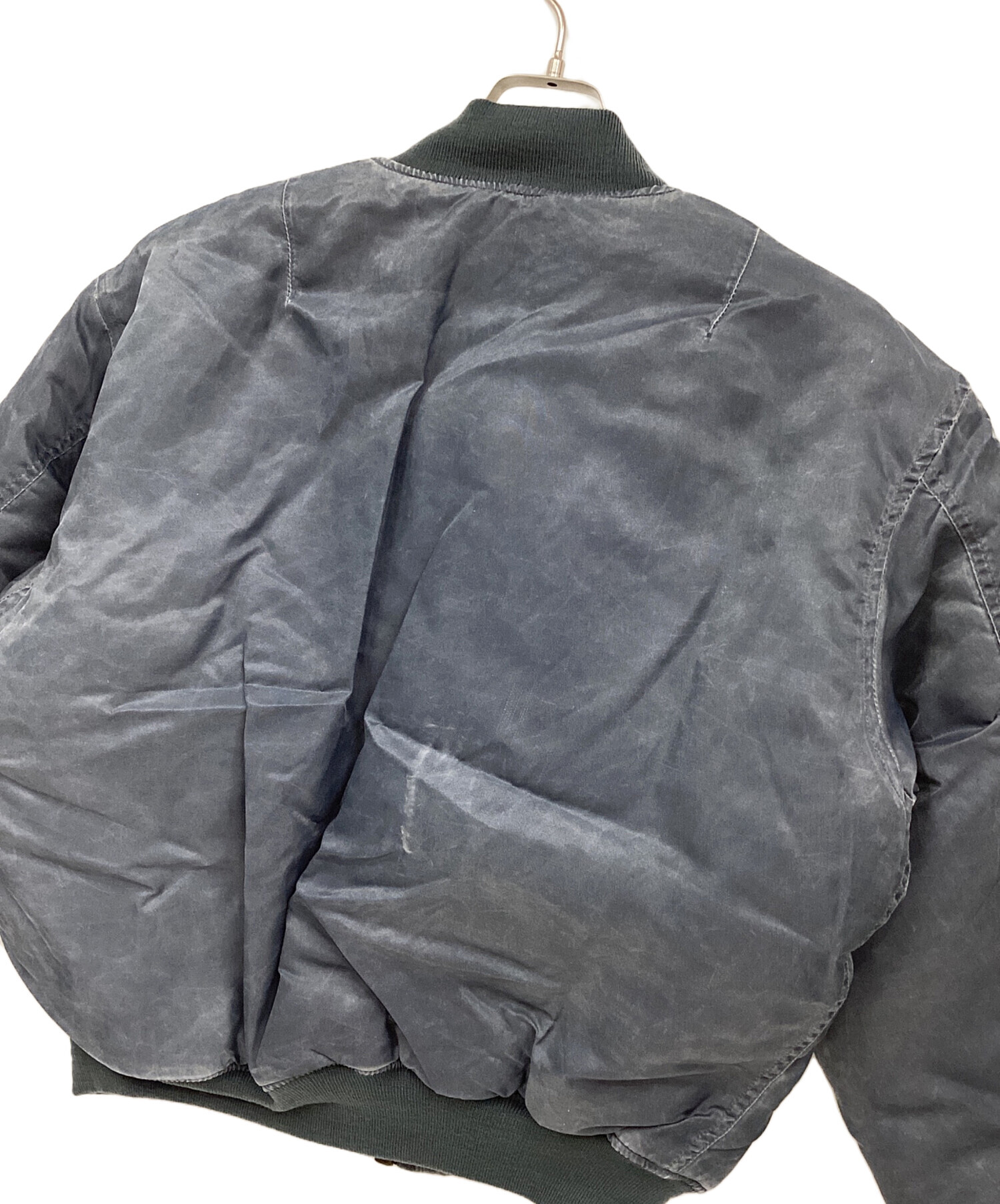 中古・古着通販】BOSS (ボス) MA-1ジャケット ネイビー サイズ:表記