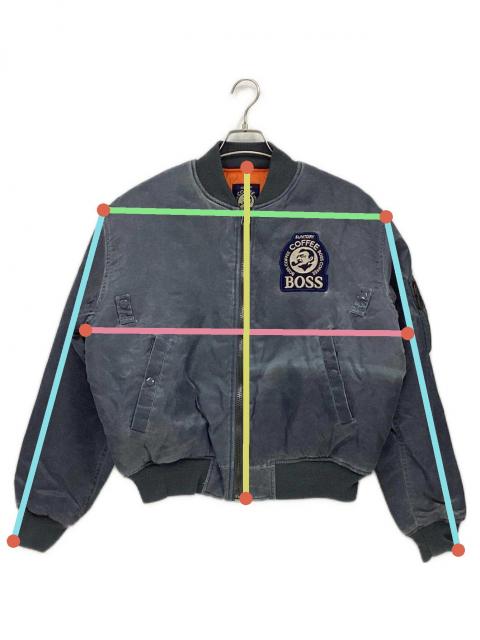 中古・古着通販】BOSS (ボス) MA-1ジャケット ネイビー サイズ:表記