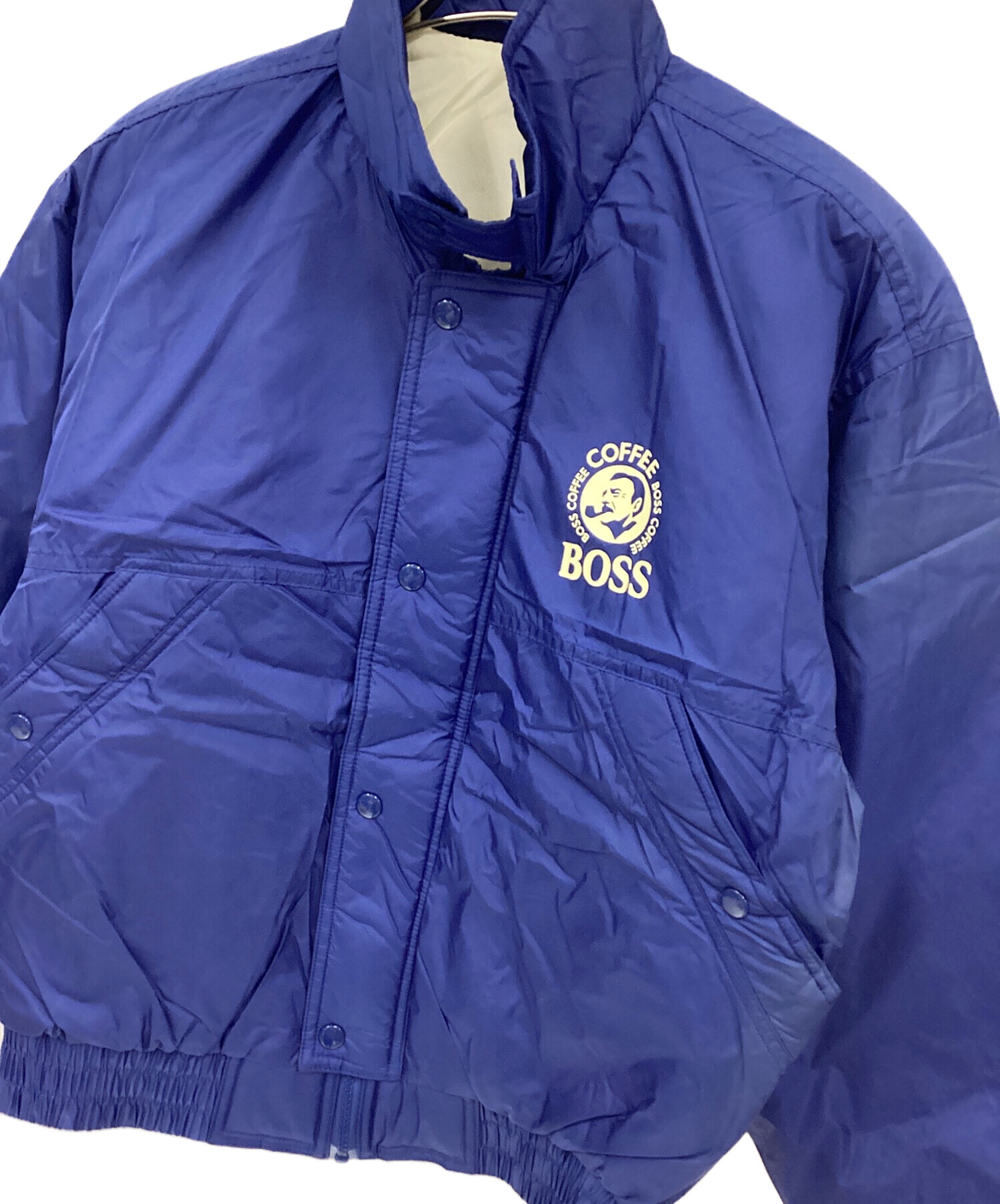 boss 春夏　ジャケット 中古・古着通販】BOSS (ボス) ナイロンジャケット ブルー サイズ:表記
