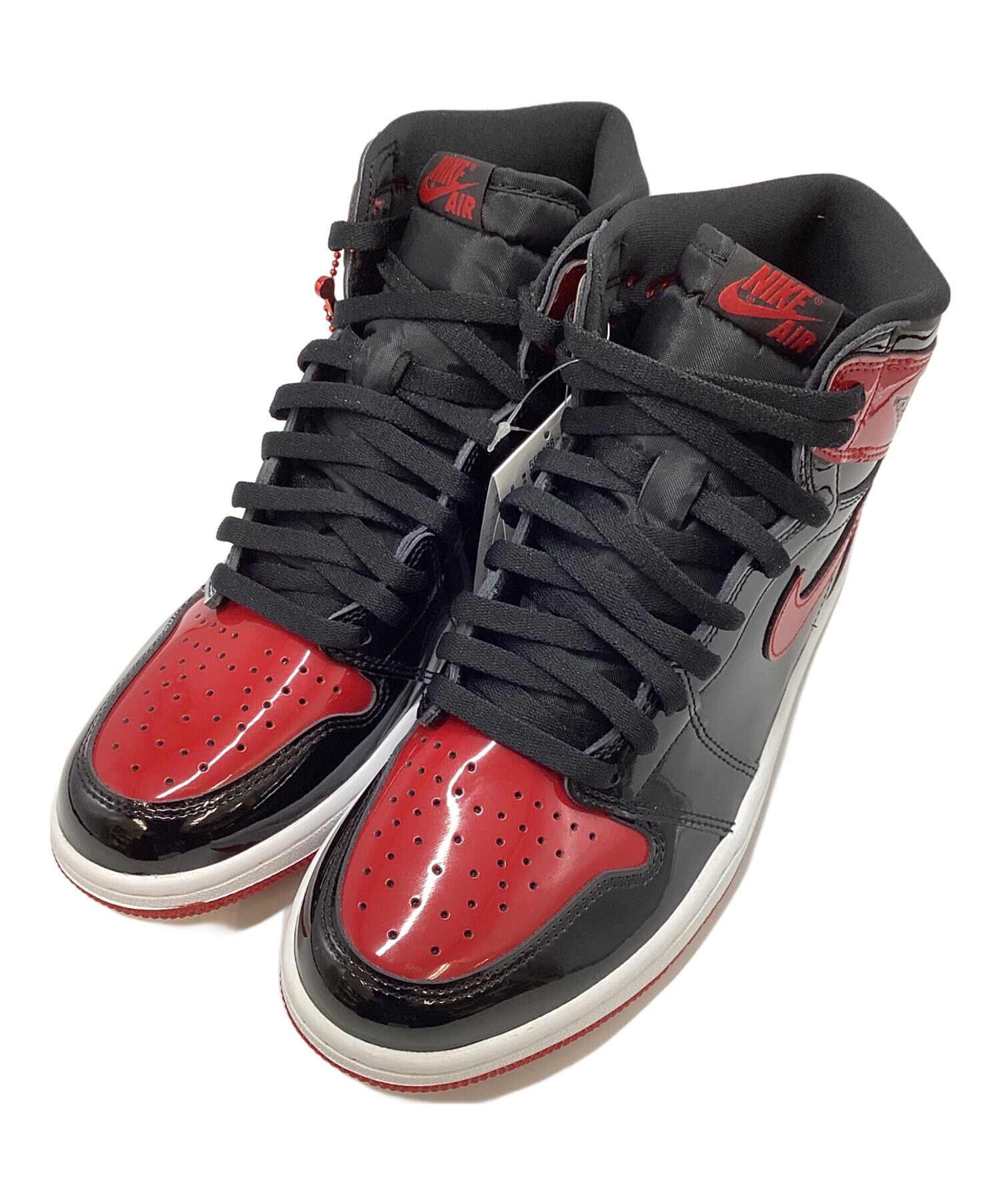 中古・古着通販】NIKE (ナイキ) Air Jordan 1 High OG Patent Bred 