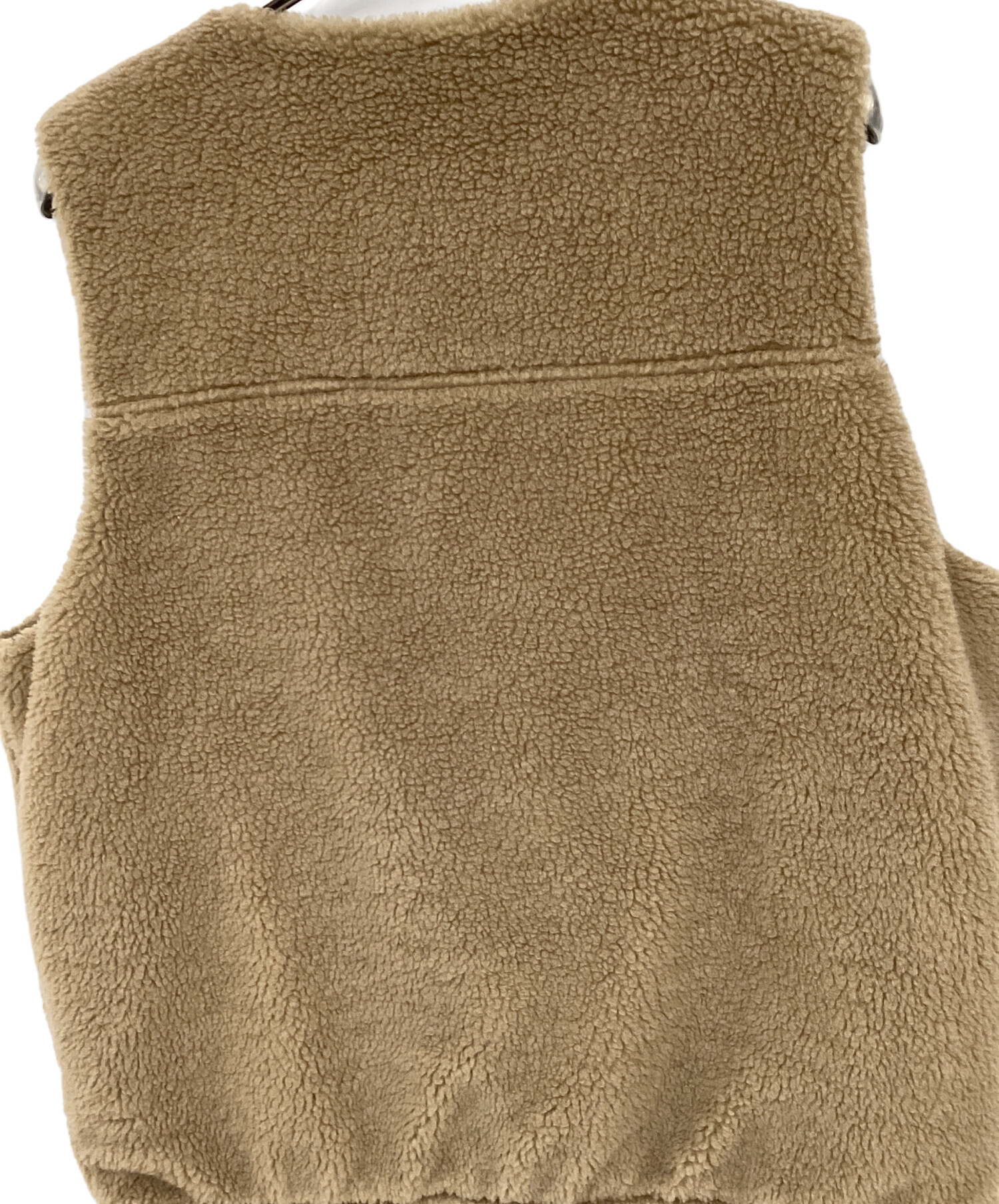 中古・古着通販】NIKE (ナイキ) リバーシブルボアベスト ブラウン