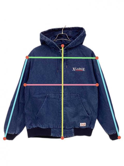 中古・古着通販】X-LARGE (エクストララージ) ジップアップジャケット