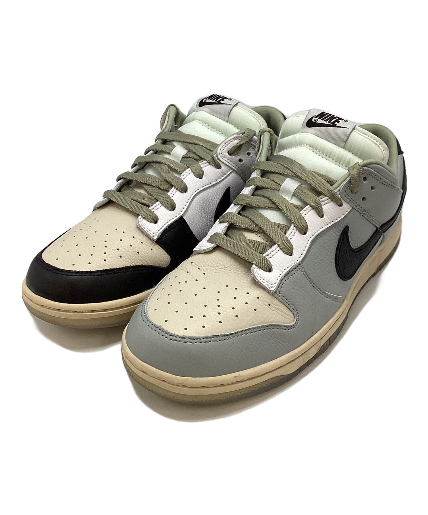 中古・古着通販】NIKE (ナイキ) DUNK LOW BY YOU ホワイト×グレー 