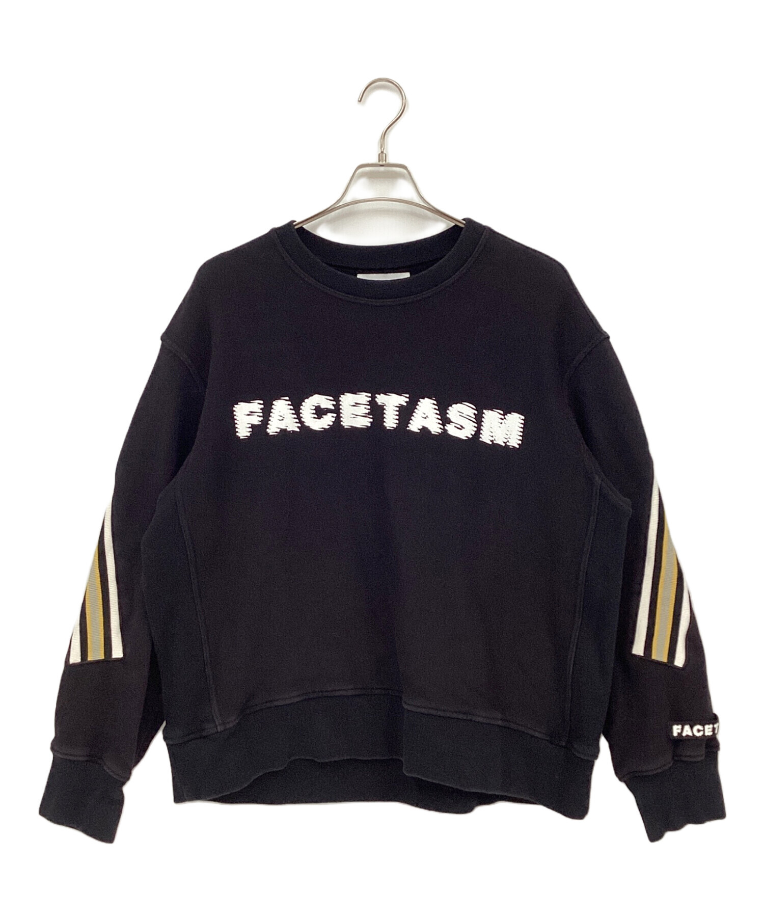 中古・古着通販】FACETASM (ファセッタズム) ロゴスウェット ブラック