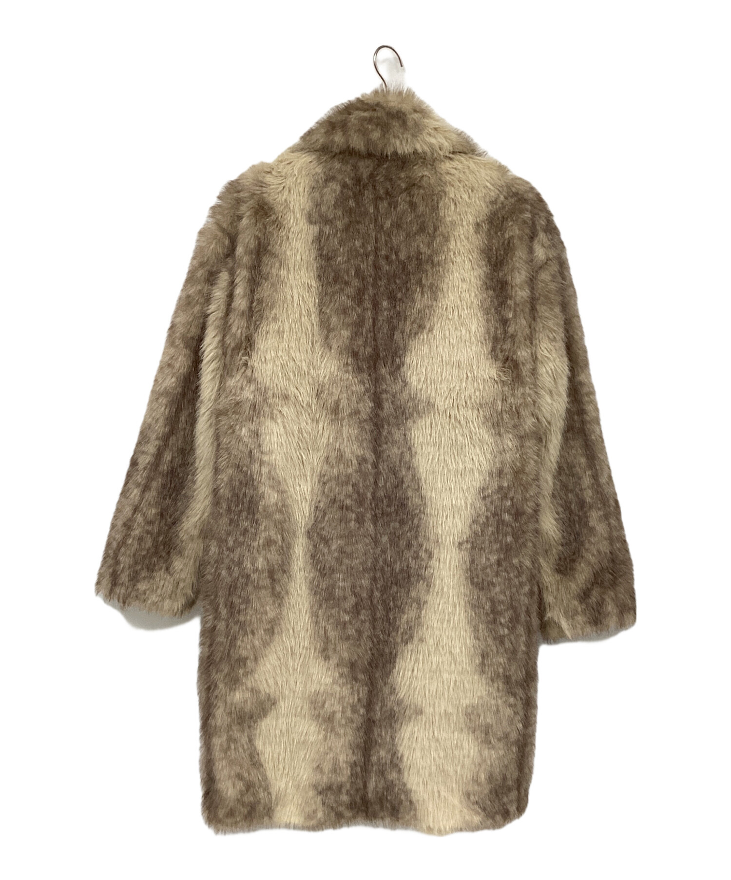 中古・古着通販】BREATH (ブレス) FAUX FUR COAT ブラウン サイズ:XL