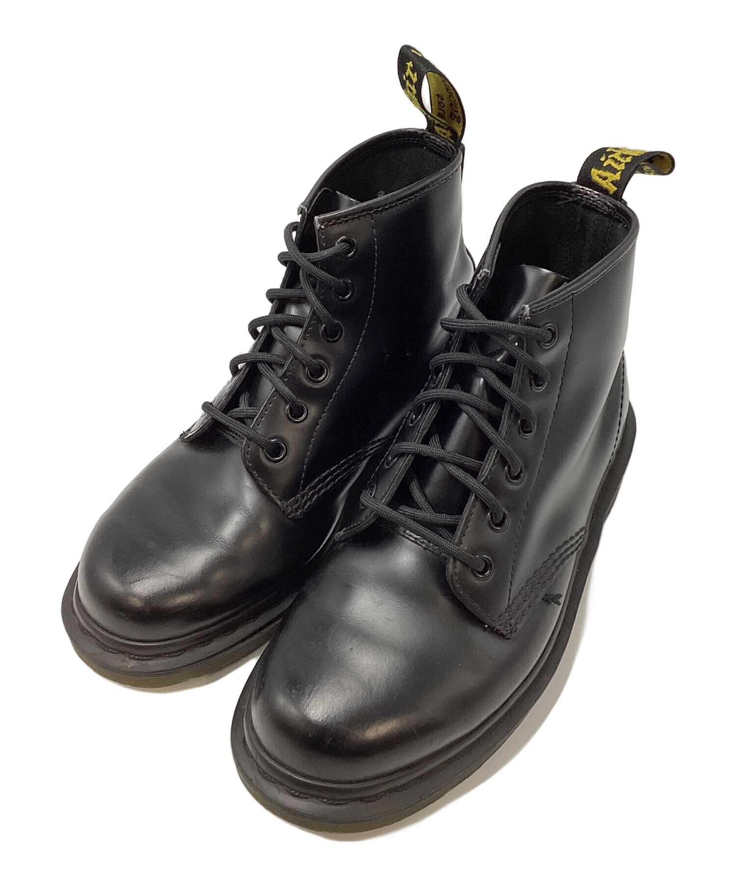 こ*ん様 レア　ドクターマーチン　6ホール　ノーステッチ　ブラック　UK10 m 中古・古着通販】Dr.Martens (ドクターマーチン) 6ホールブーツ