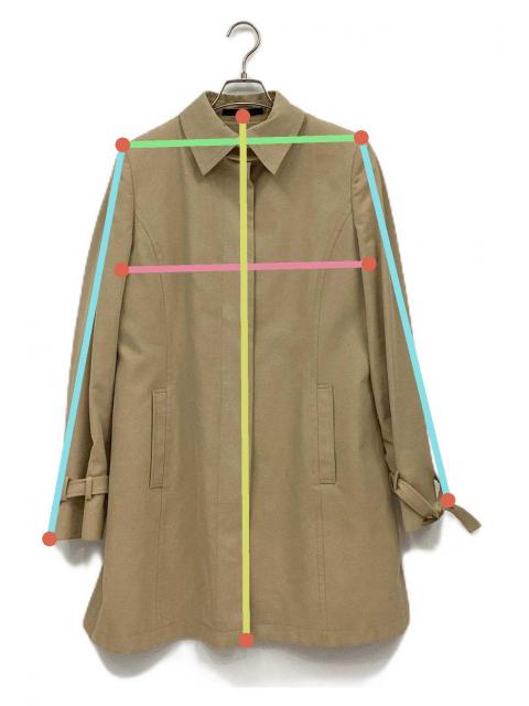 DAKS（ダックス）ライナー付きコート M オレンジ 中古・古着通販】DAKS (ダックス) ライナー付きコート ブラウン サイズ