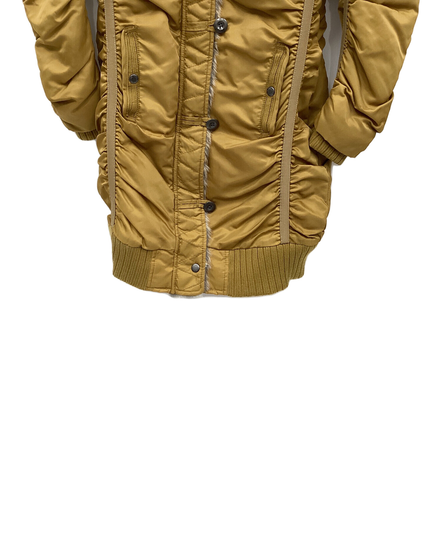 中古・古着通販】AVIREX (アヴィレックス) ミリタリーコート カーキ