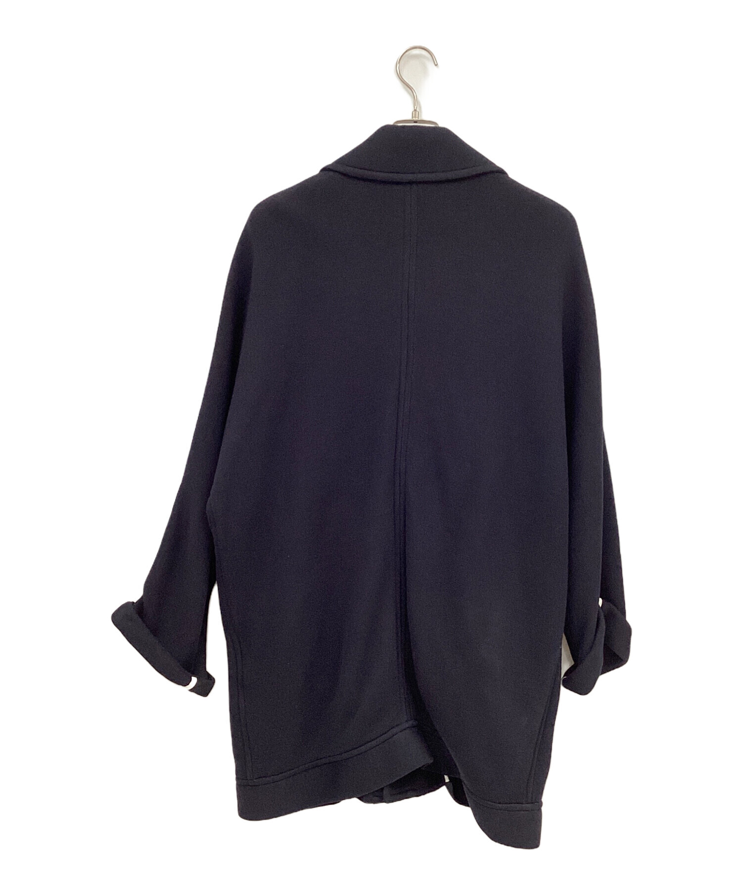 中古・古着通販】UNUSED (アンユーズド) スウェットコート ネイビー