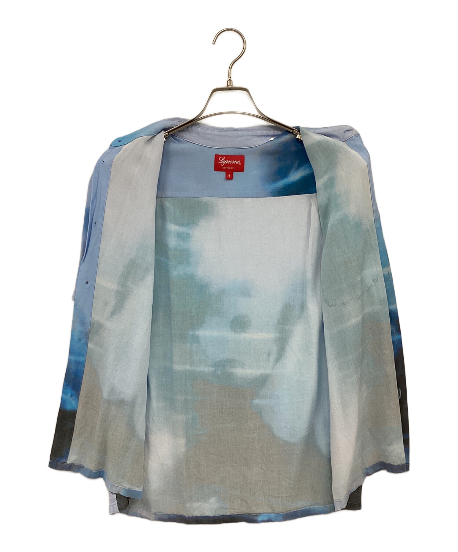 中古・古着通販】SUPREME (シュプリーム) 半袖シャツ ブルー サイズ:S