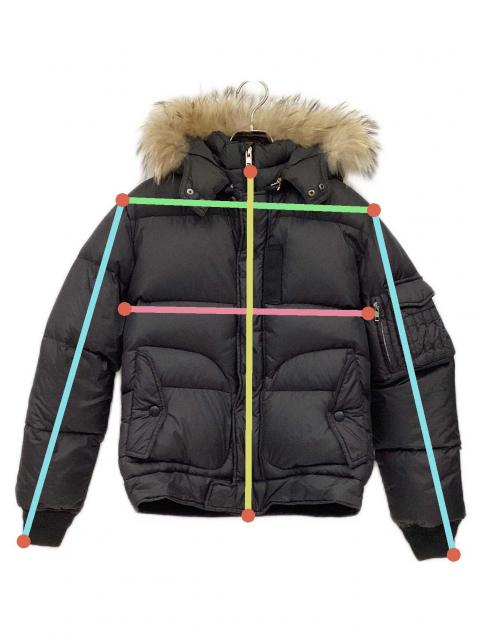 中古・古着通販】stussy (ステューシー) ダウンジャケット ブラック