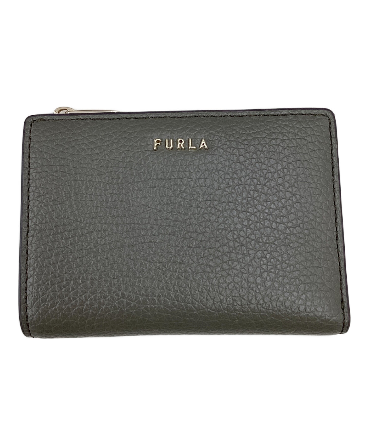 中古・古着通販】FURLA (フルラ) フルラ/PC09RZY/2つ折り財布 カーキ