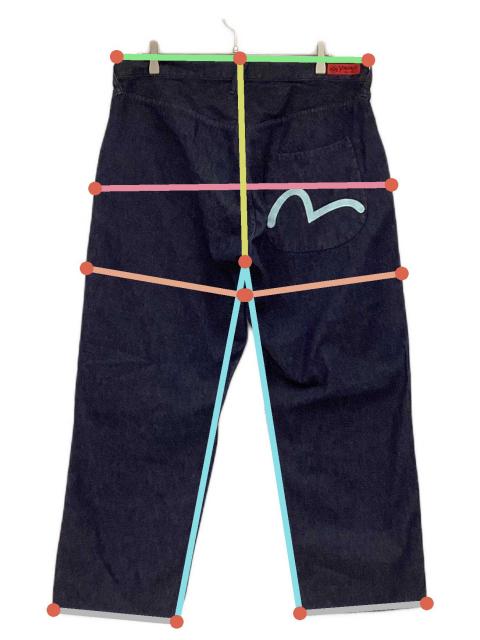 中古・古着通販】EVISU (エヴィス) デニムパンツ インディゴ サイズ:38