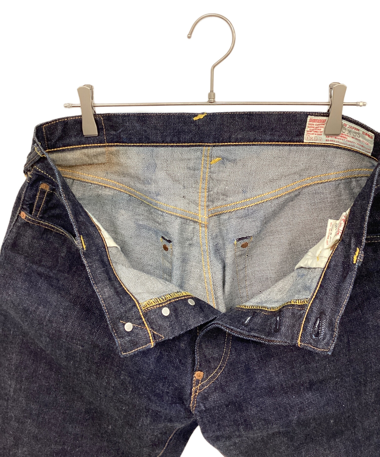 レア・美品！EVISU★エヴィス★インディゴ染め★カーディガン★サイズ38 中古・古着通販】EVISU (エヴィス) デニムパンツ インディゴ サイズ:38