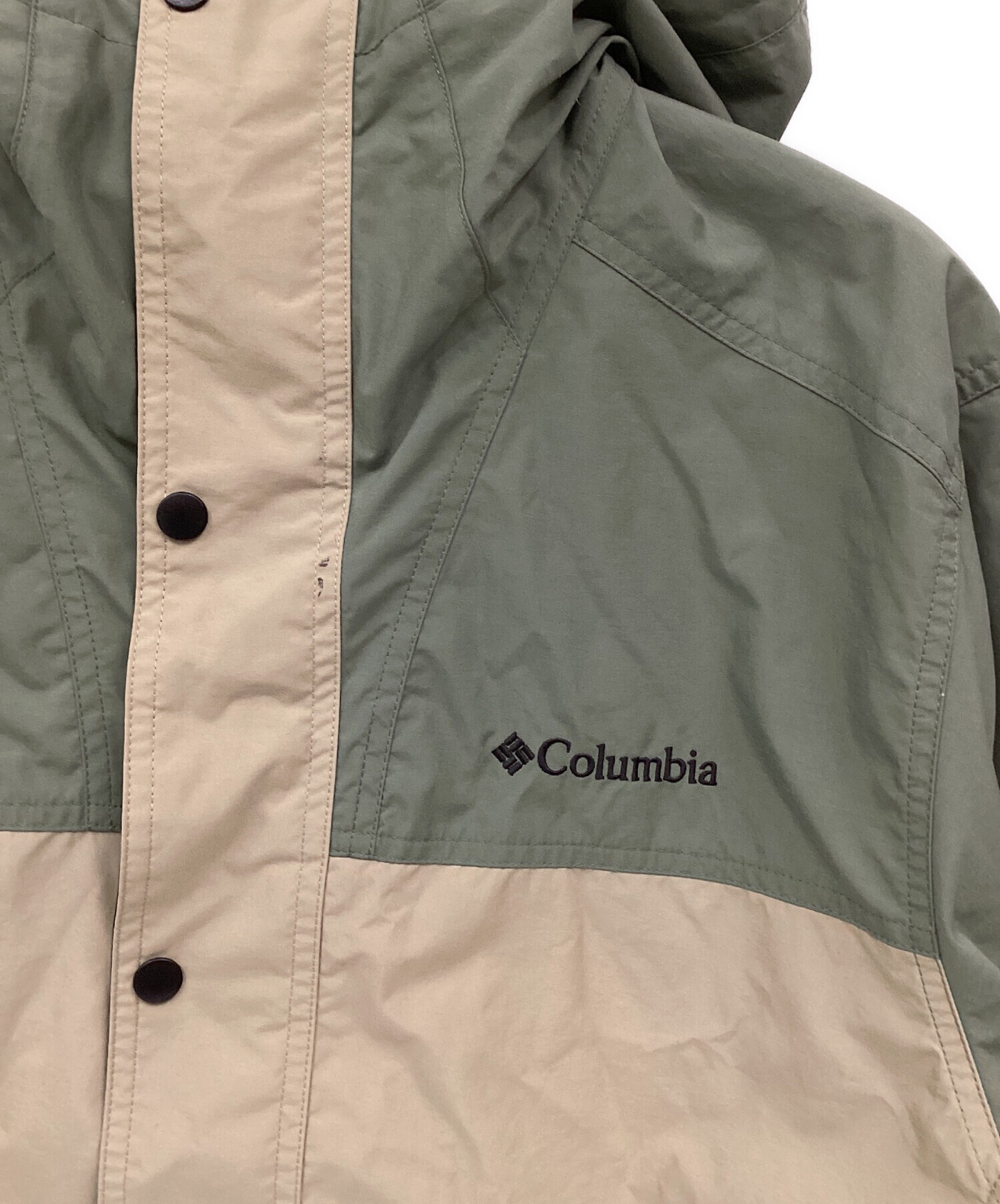 中古・古着通販】Columbia (コロンビア) マウンテンパーカー カーキ